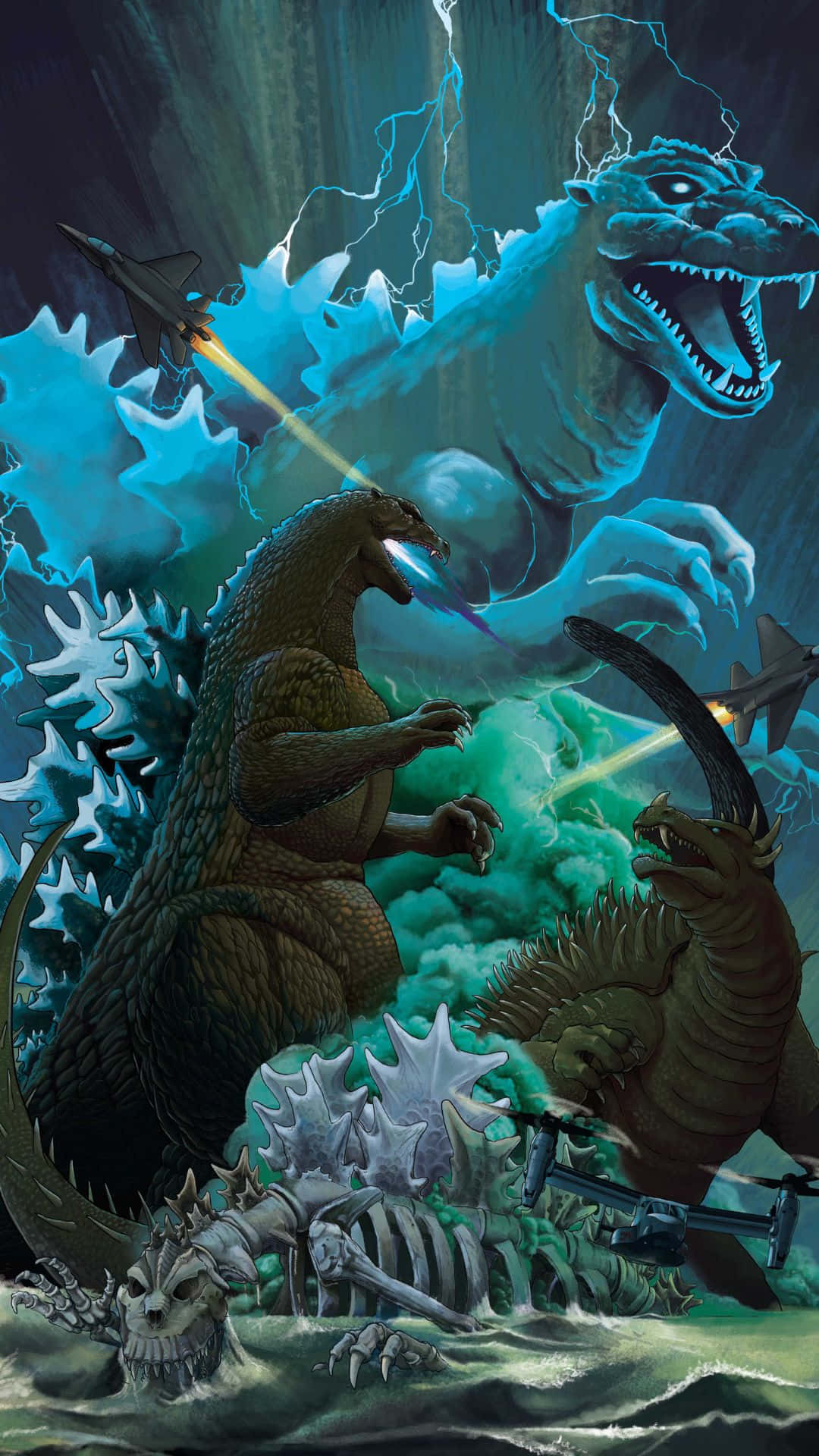 Epic Battle - Godzilla Vs Anguirus Wallpaper