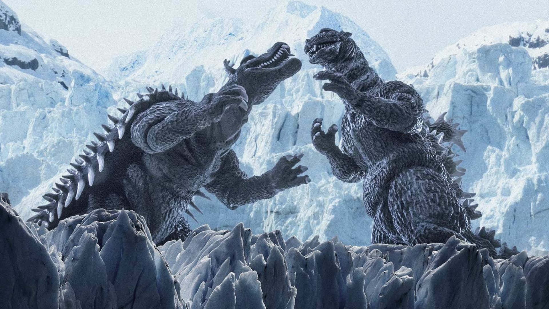 Epic Battle of Titans, Godzilla vs Anguirus Wallpaper