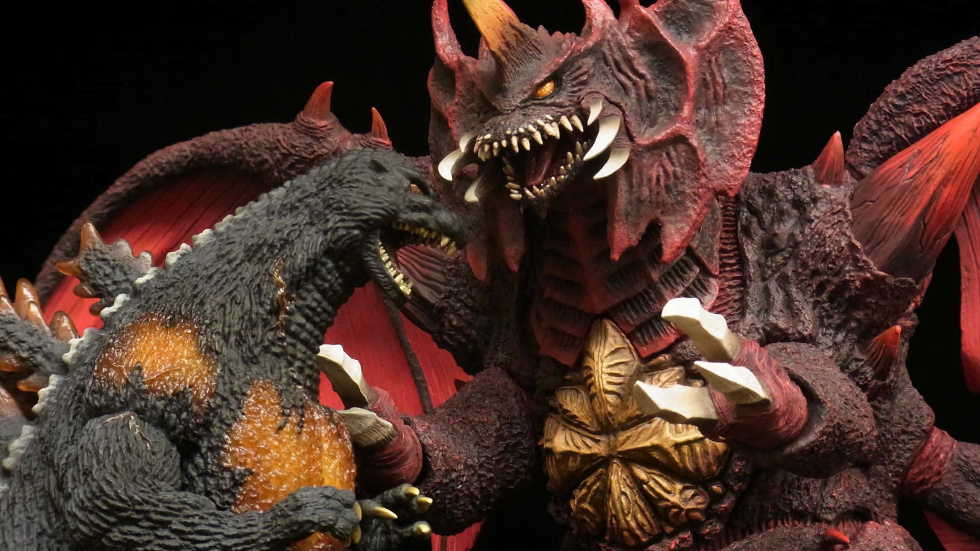 Godzilla faces off against Destoroyah in epic battle Wallpaper