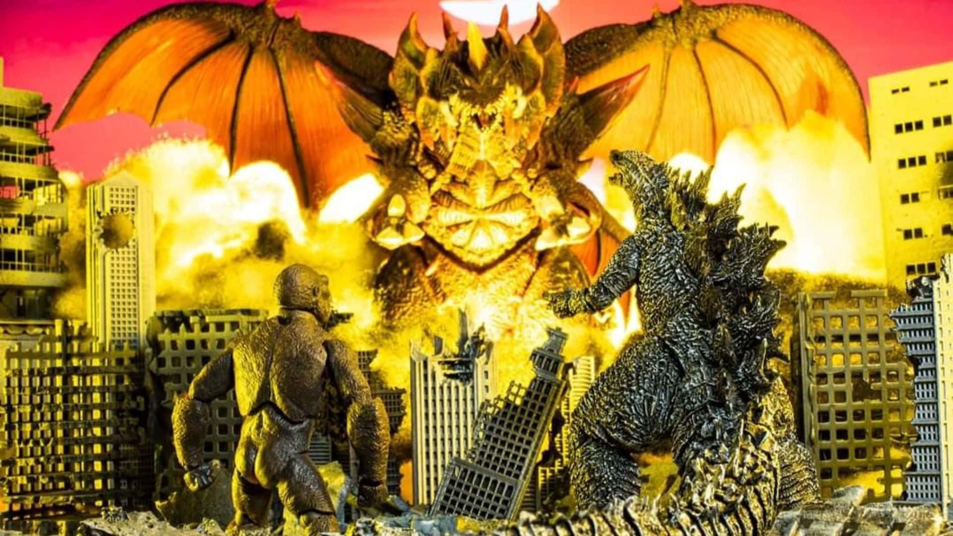Batallaépica - Godzilla Vs Destoroyah Fondo de pantalla