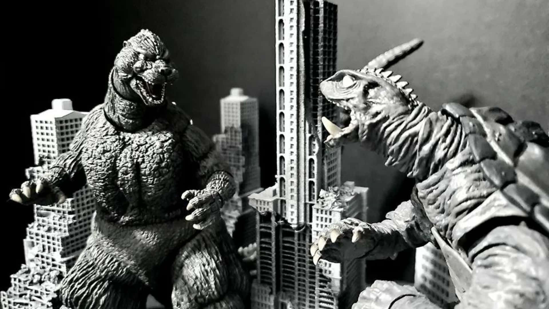 Epic Battle: Godzilla vs Gamera Wallpaper