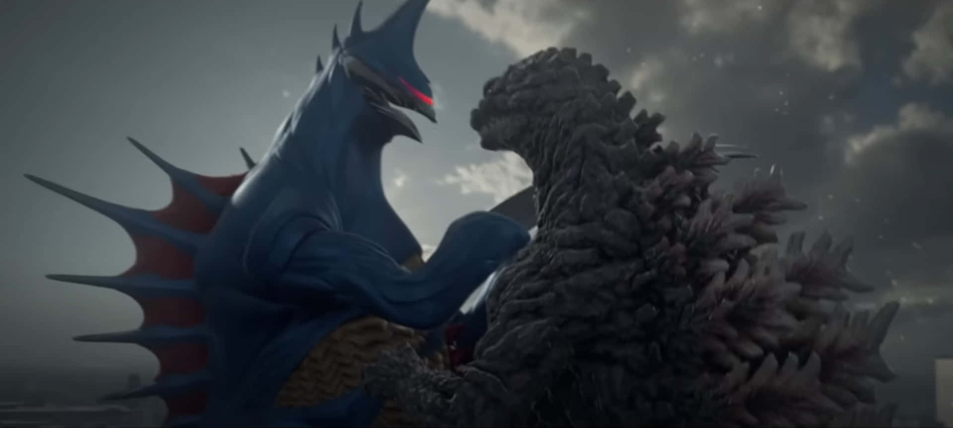 Monstrous Battle: Godzilla vs Gigan Wallpaper