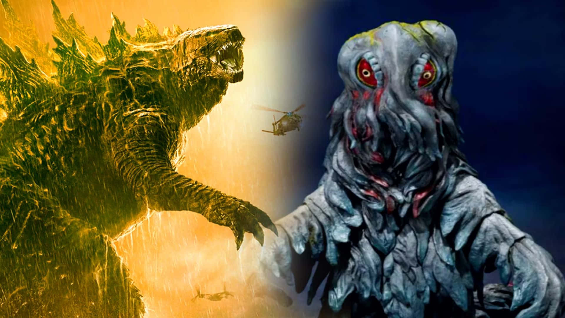Epic Battle of Titans: Godzilla Vs Hedorah Wallpaper