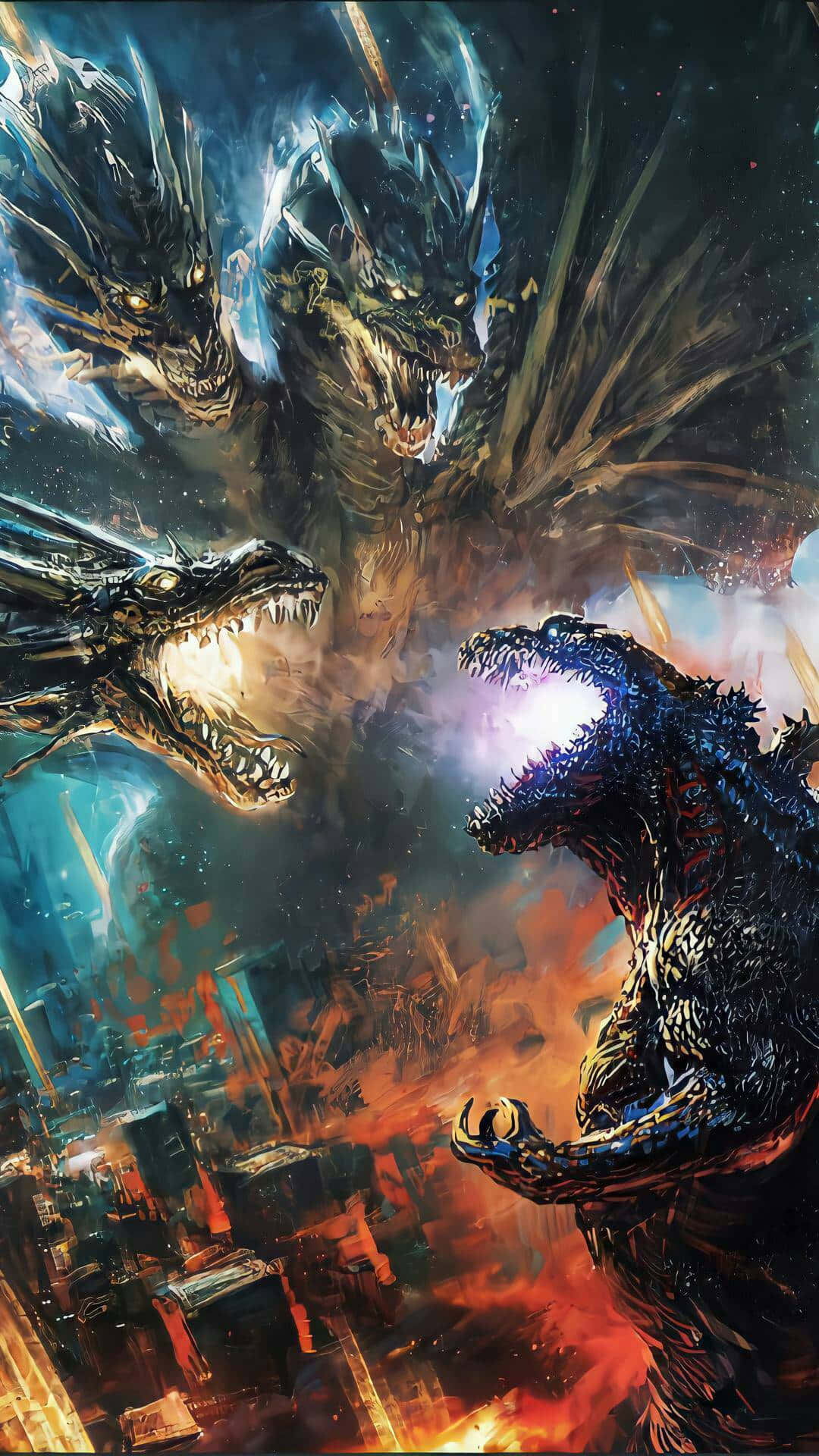 Batallaépica: Godzilla Vs King Ghidorah Fondo de pantalla