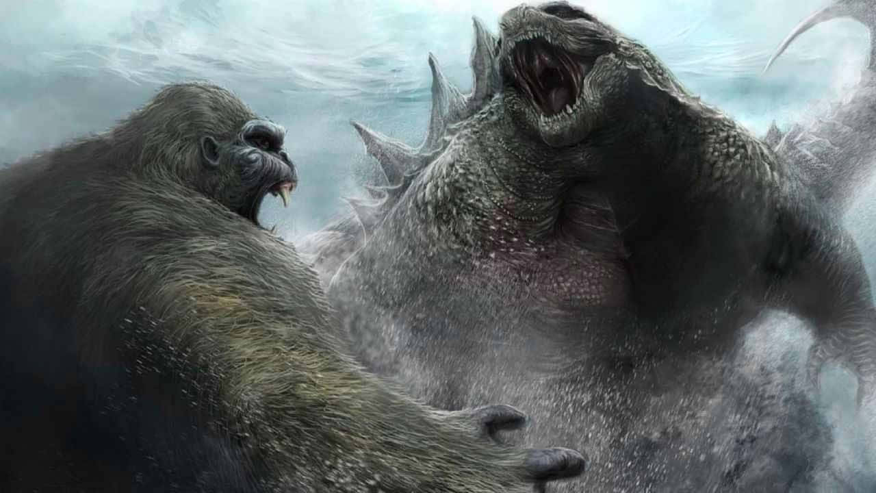The Mighty Godzilla and Kong in Epic Battle