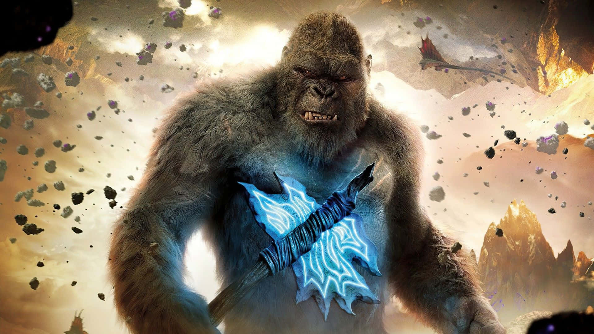 A breathtaking confrontation between Godzilla and Kong
