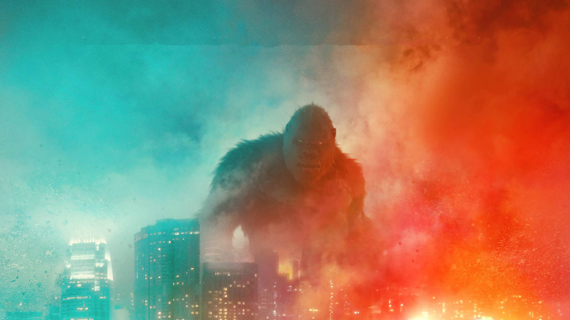 kong - the gorilla in the city Wallpaper
