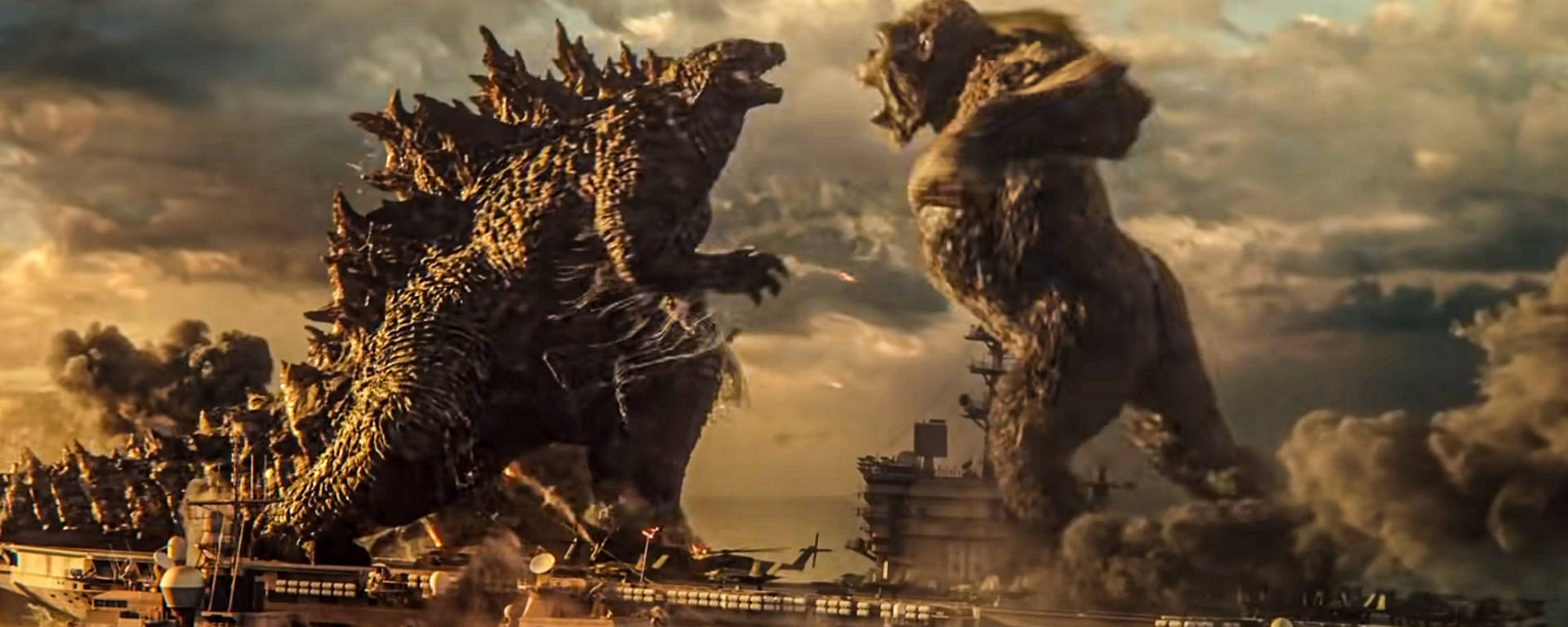 Godzillagegen King Kong Wallpaper