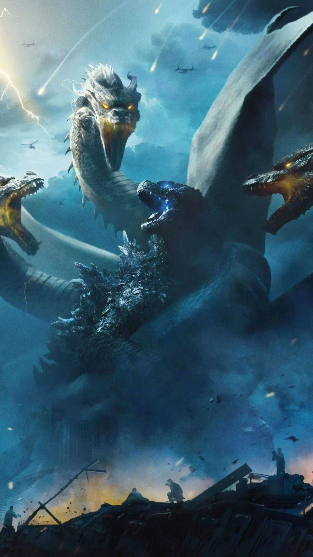 Godzilla vs King Kong HD tapet Wallpaper