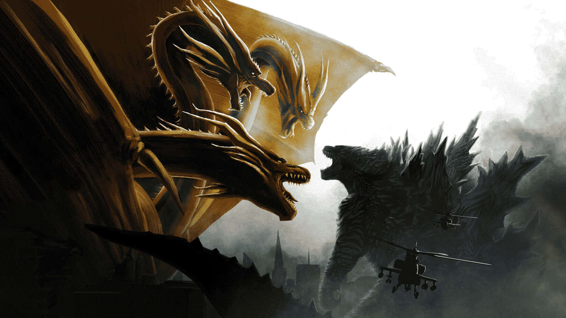 Intense Battle of Titans: Godzilla Vs Kong