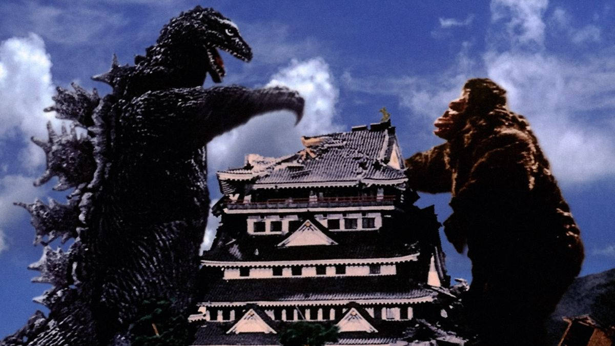 Godzilla Vs Kong Fighting In Japan