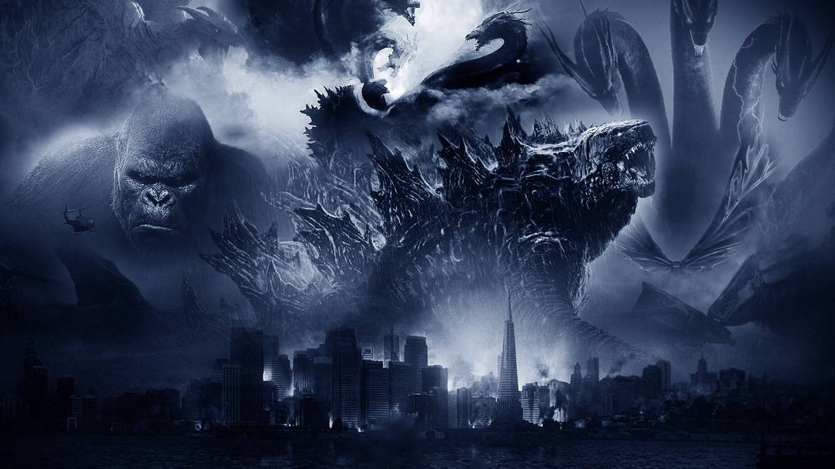 Godzilla Vs Kong With Dark Monsters