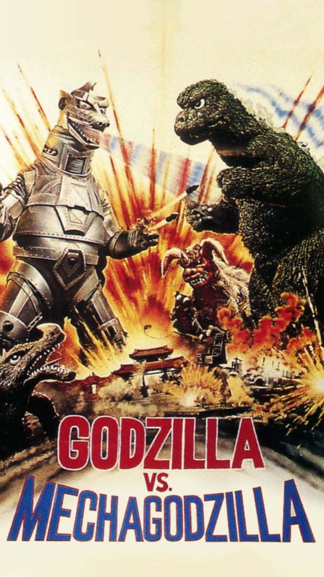 Épicabatalla Entre Godzilla Y Mechagodzilla Fondo de pantalla