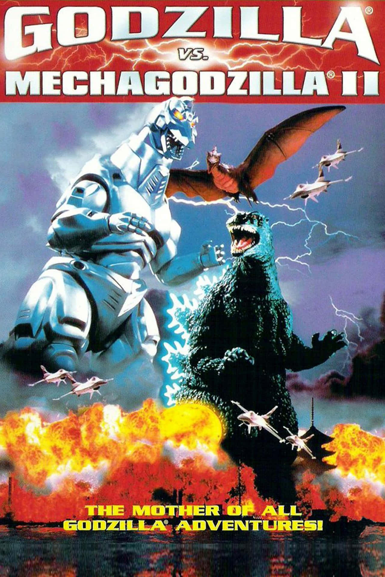 Enfrentamientoépico Entre Godzilla Y Mechagodzilla Fondo de pantalla