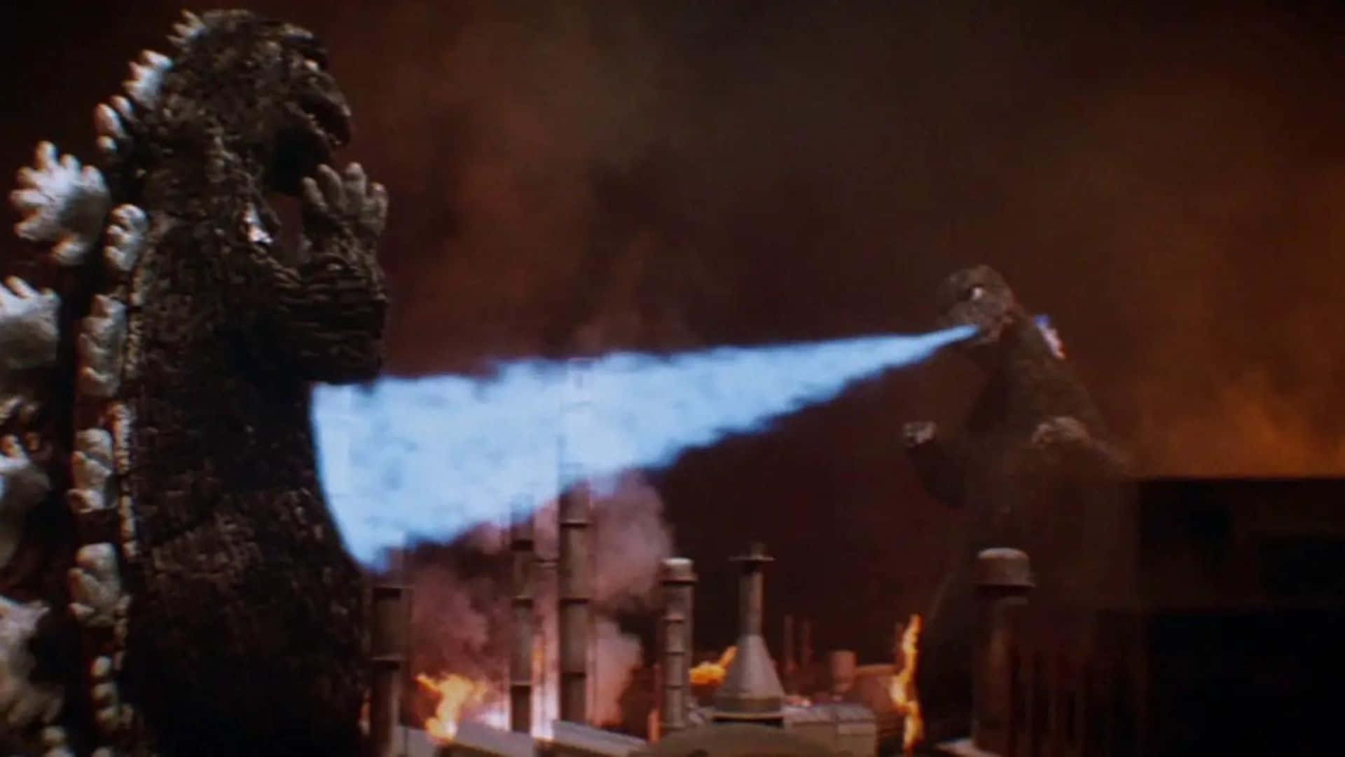 Epic Battle: Godzilla vs Mechagodzilla Wallpaper Wallpaper