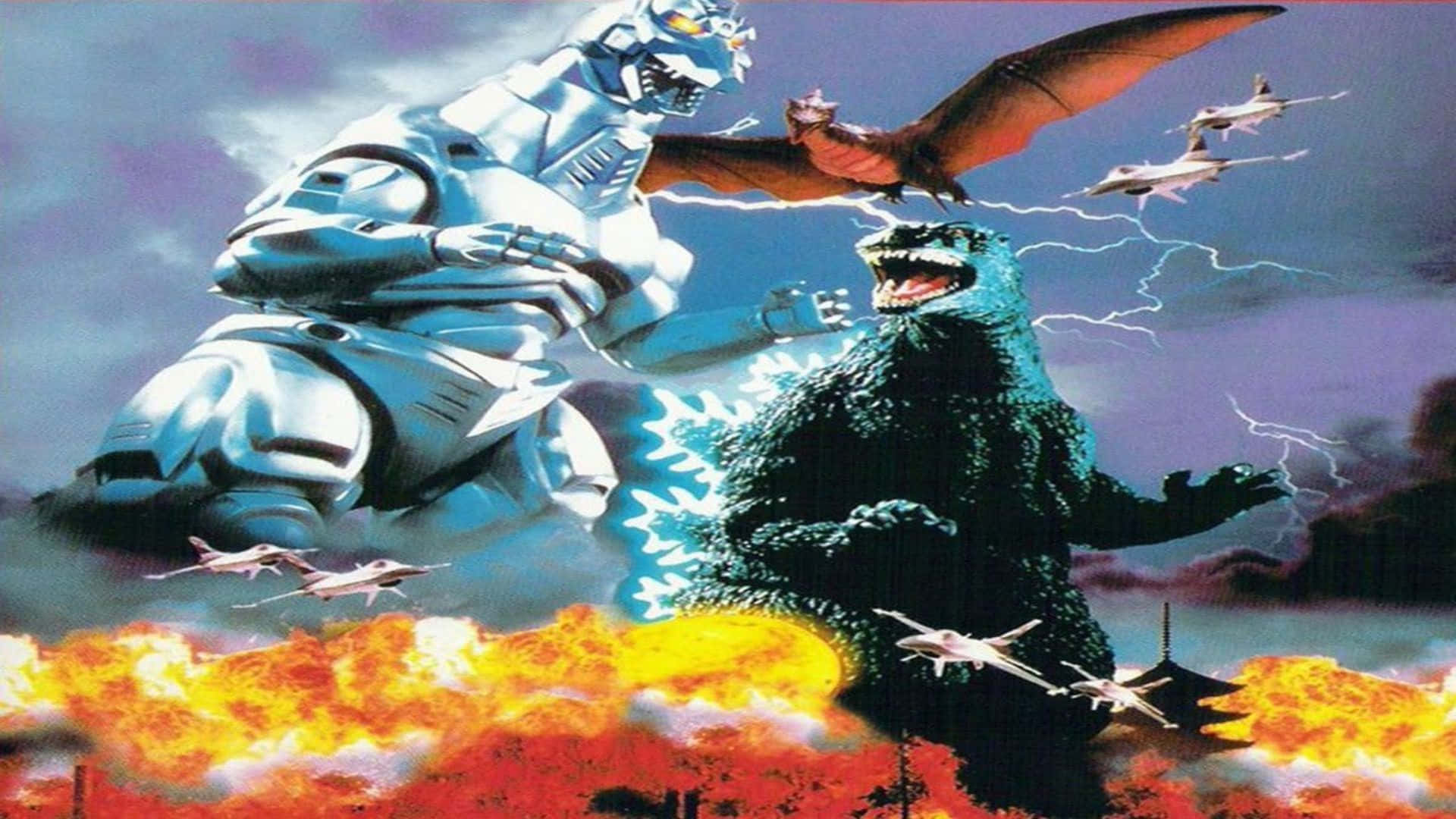 Labatalla Épica: Godzilla Vs Mechagodzilla Fondo de pantalla