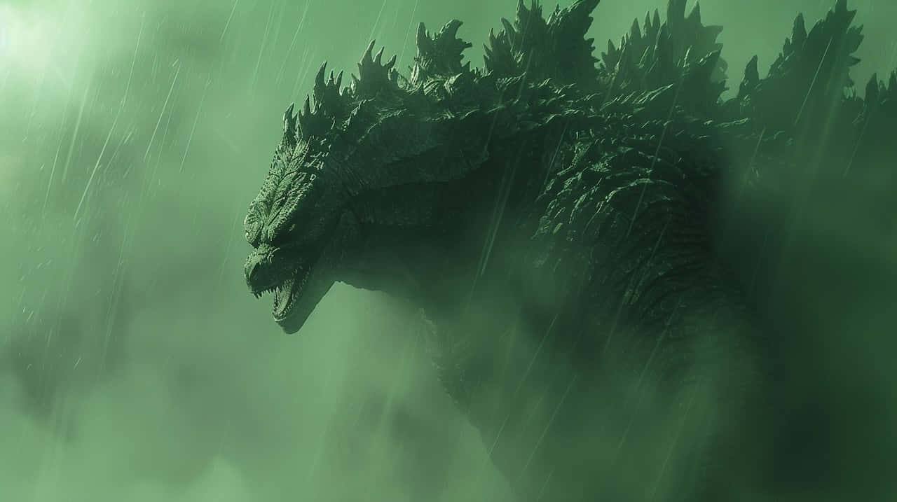 Download Godzillain Misty Green Haze Wallpaper | Wallpapers.com