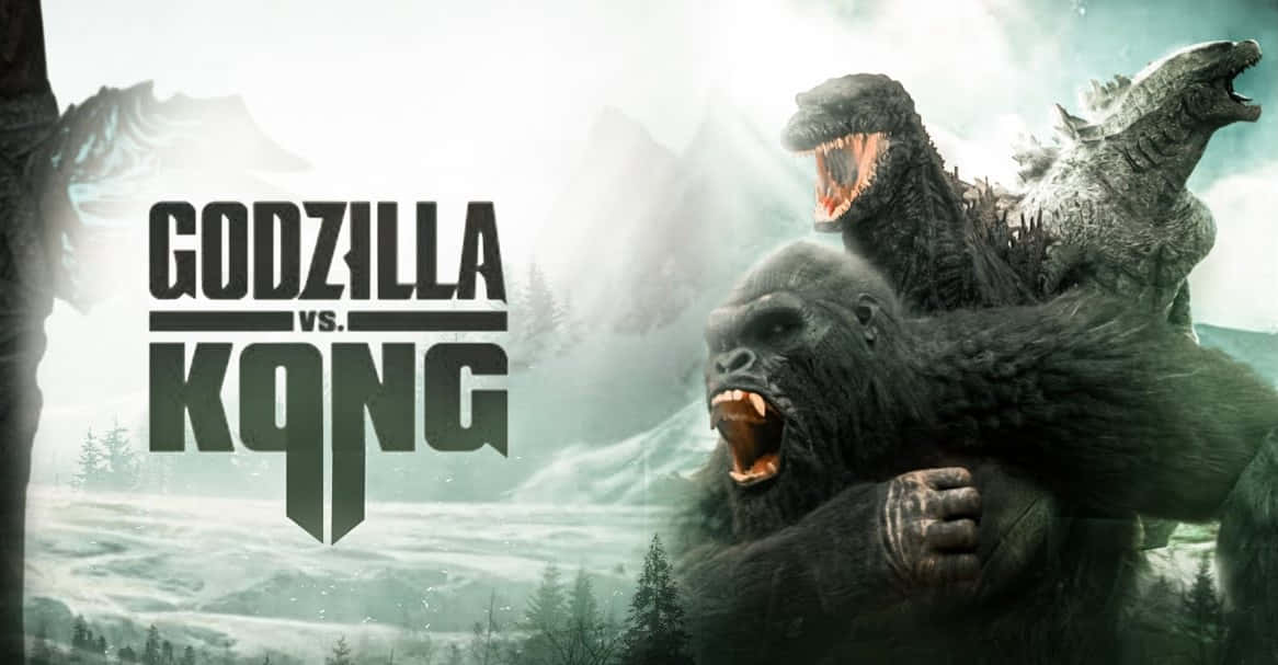 Godzillavs Kong Epic Battle Artwork Wallpaper