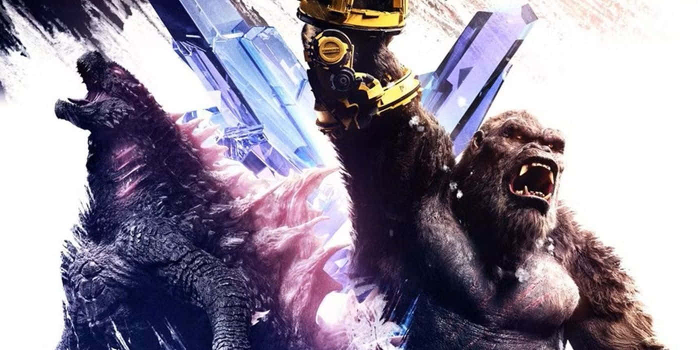 Godzillavs Kong Epic Battle Artwork Wallpaper