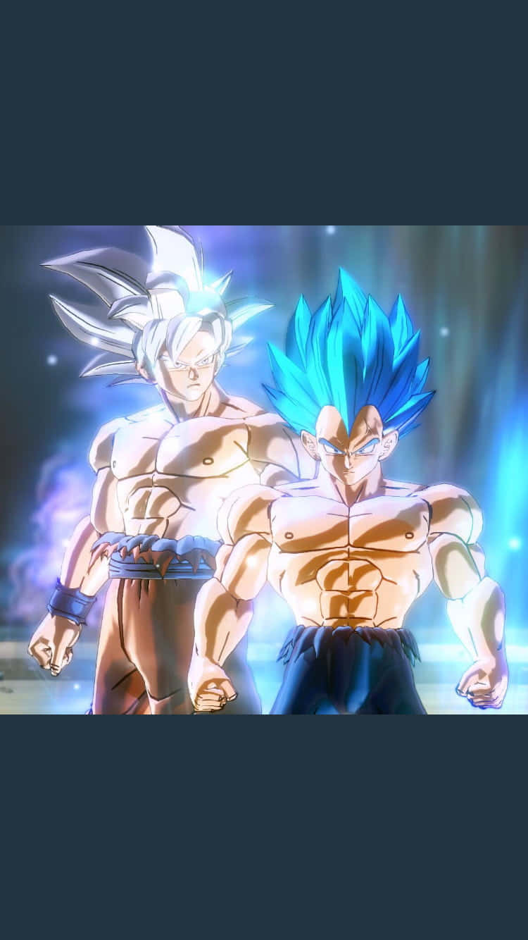 Gogeta and Vegito, two of the most powerful characters in the world of anime. Wallpaper