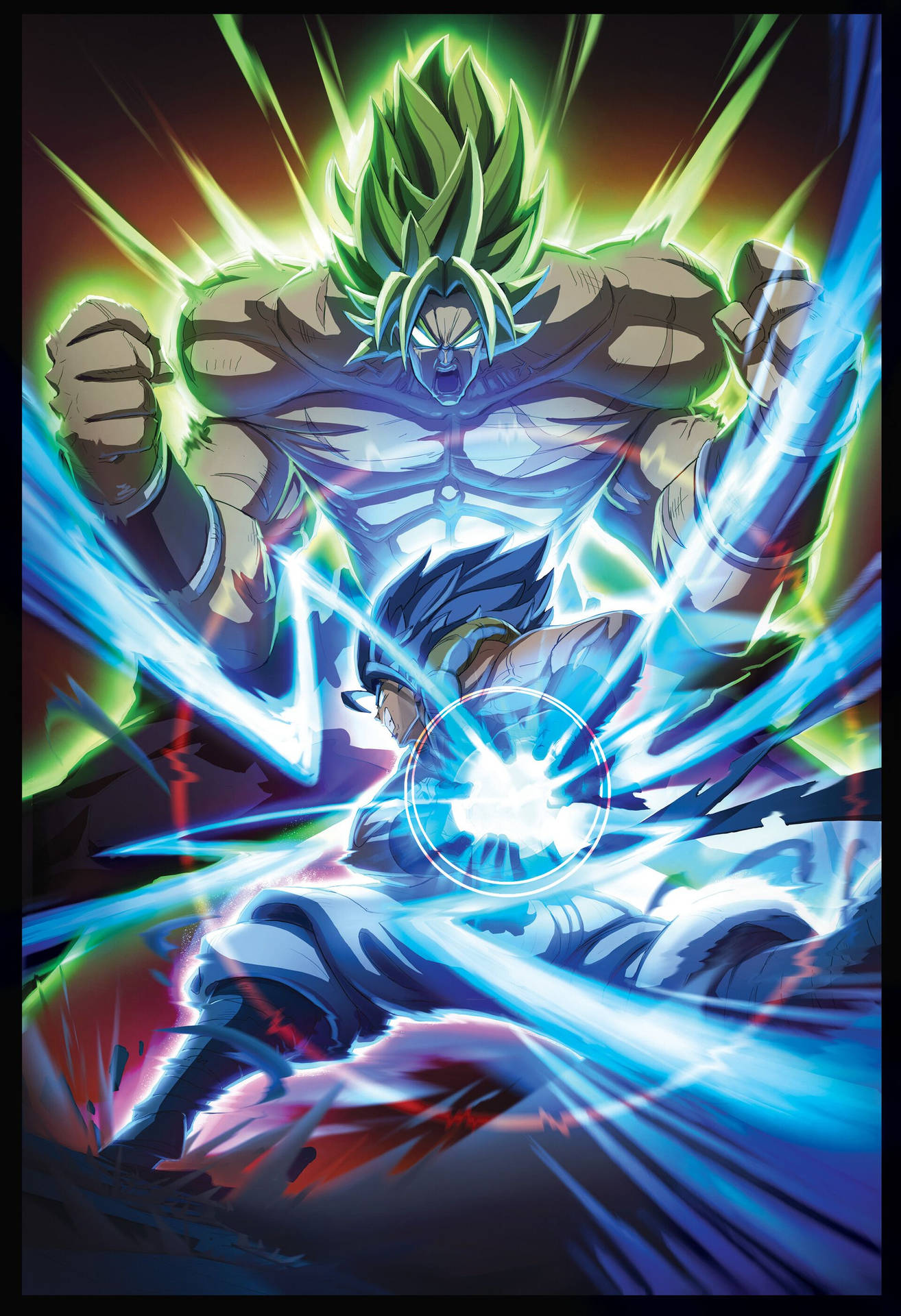 Gogeta Blue Unleashes His Powerful Energy Wallpaper