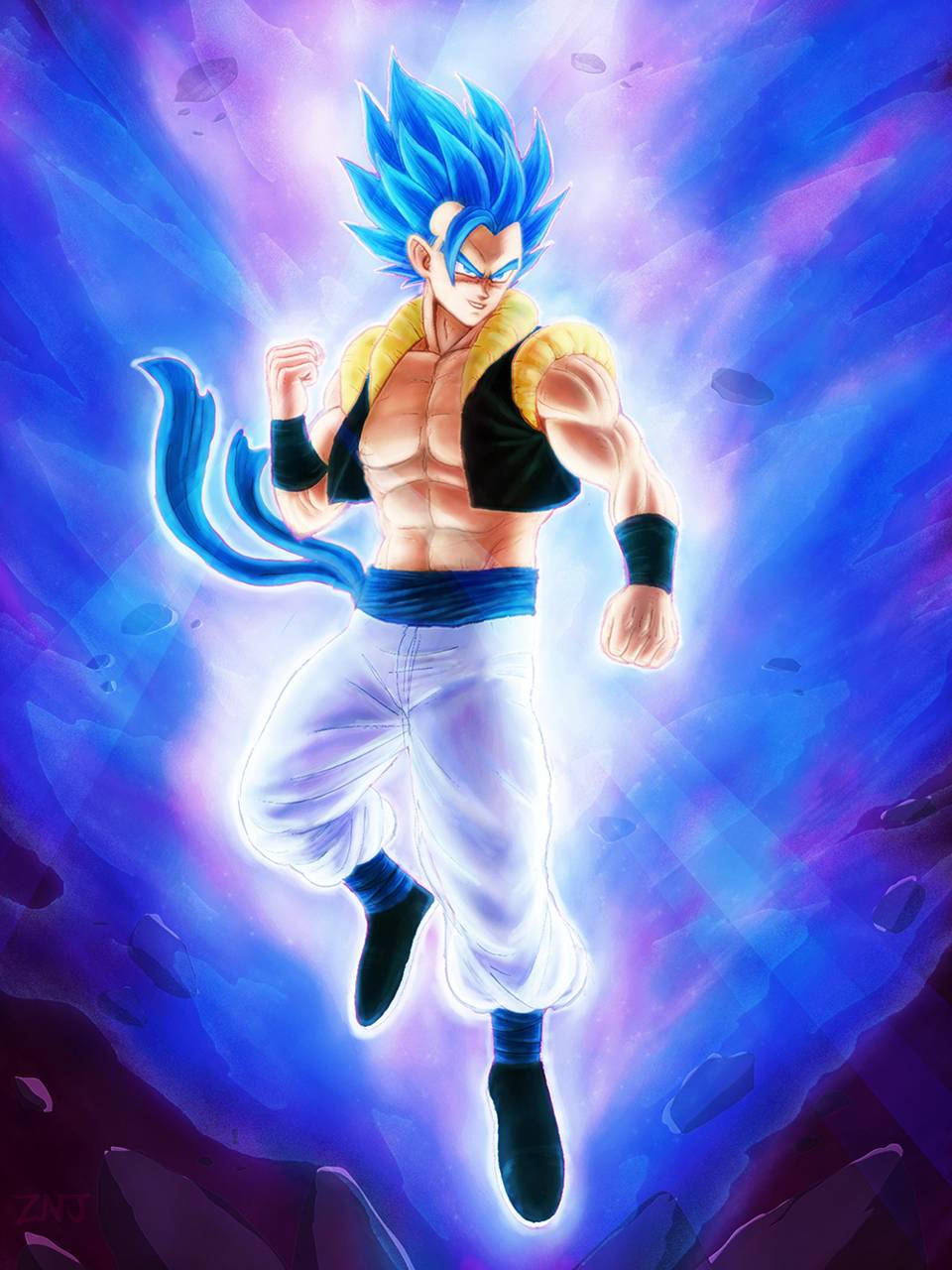 Gogeta Blue, ready to save the universe Wallpaper