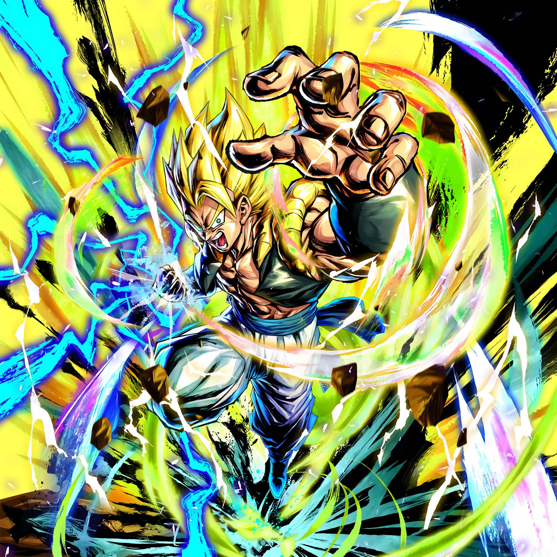 Gogeta Powerful Right Punch Wallpaper