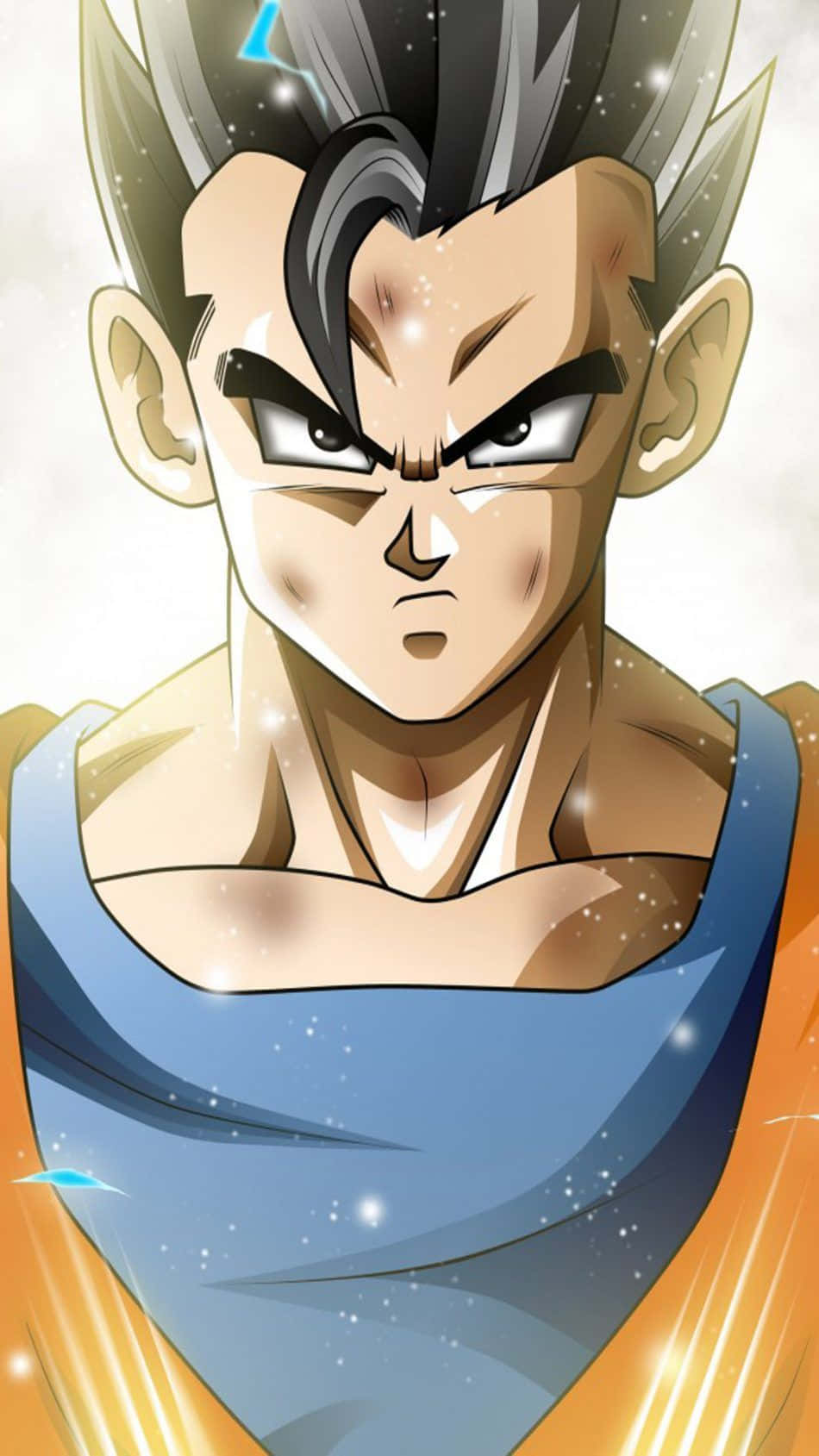Gohan iPhone Serious Expression Wallpaper