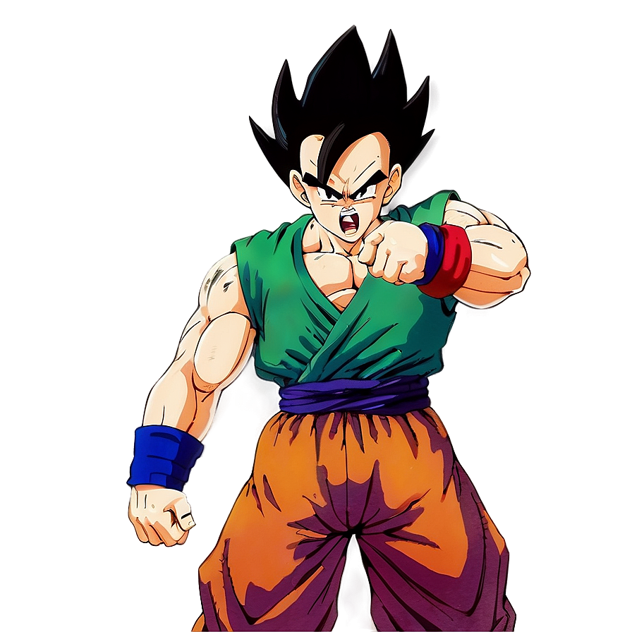 Gohan's Rage Transformation Png Alr30 PNG