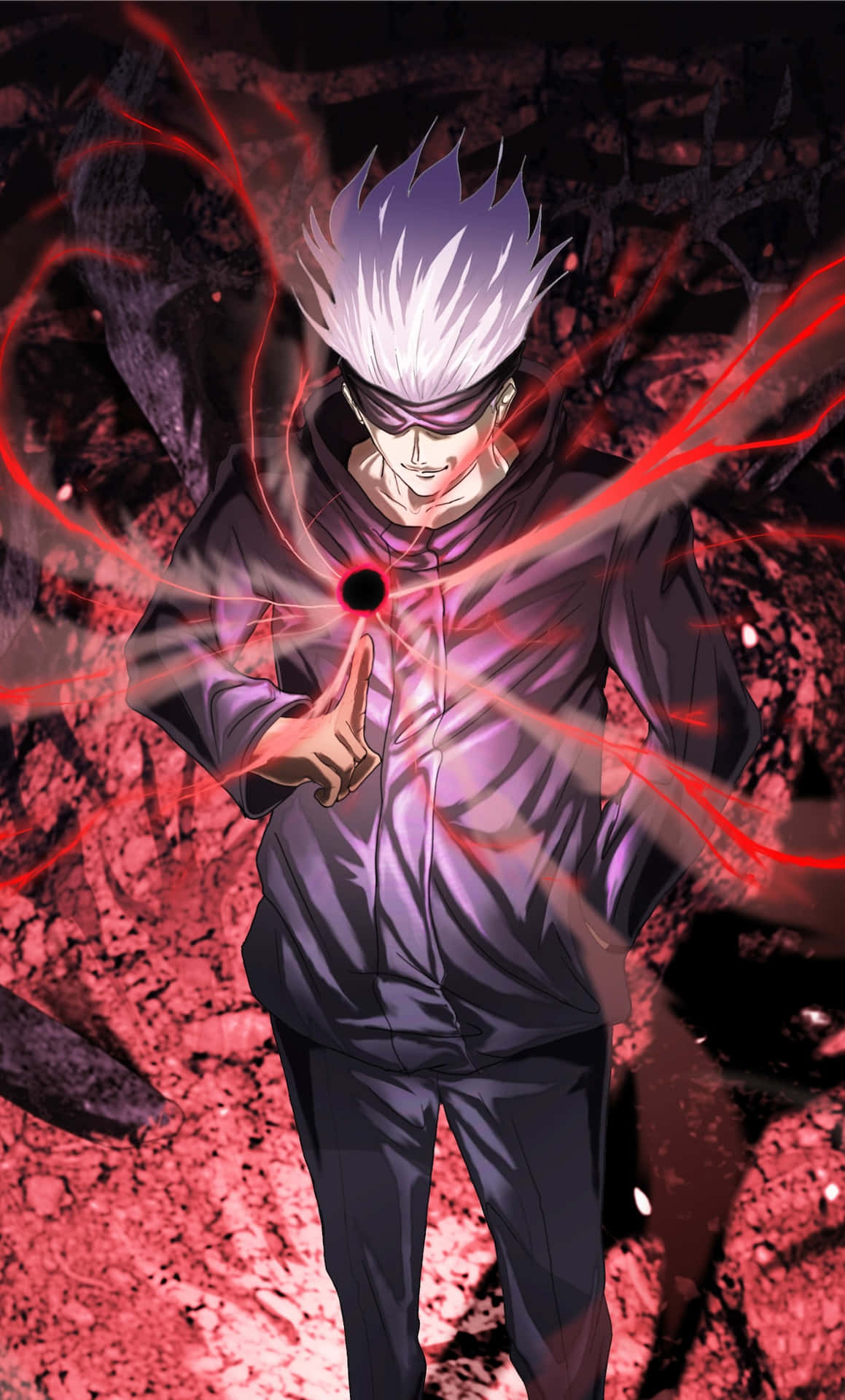 Gojo Satoru Power Unleashed Wallpaper