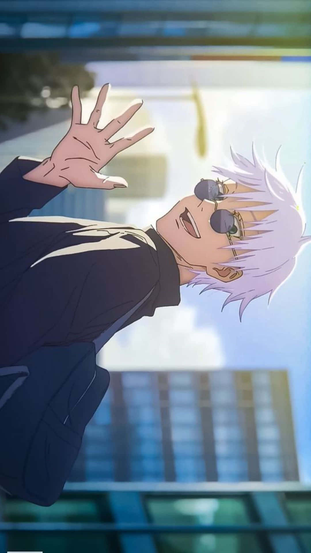 Gojo Sunglasses Funny Expression Anime Wallpaper