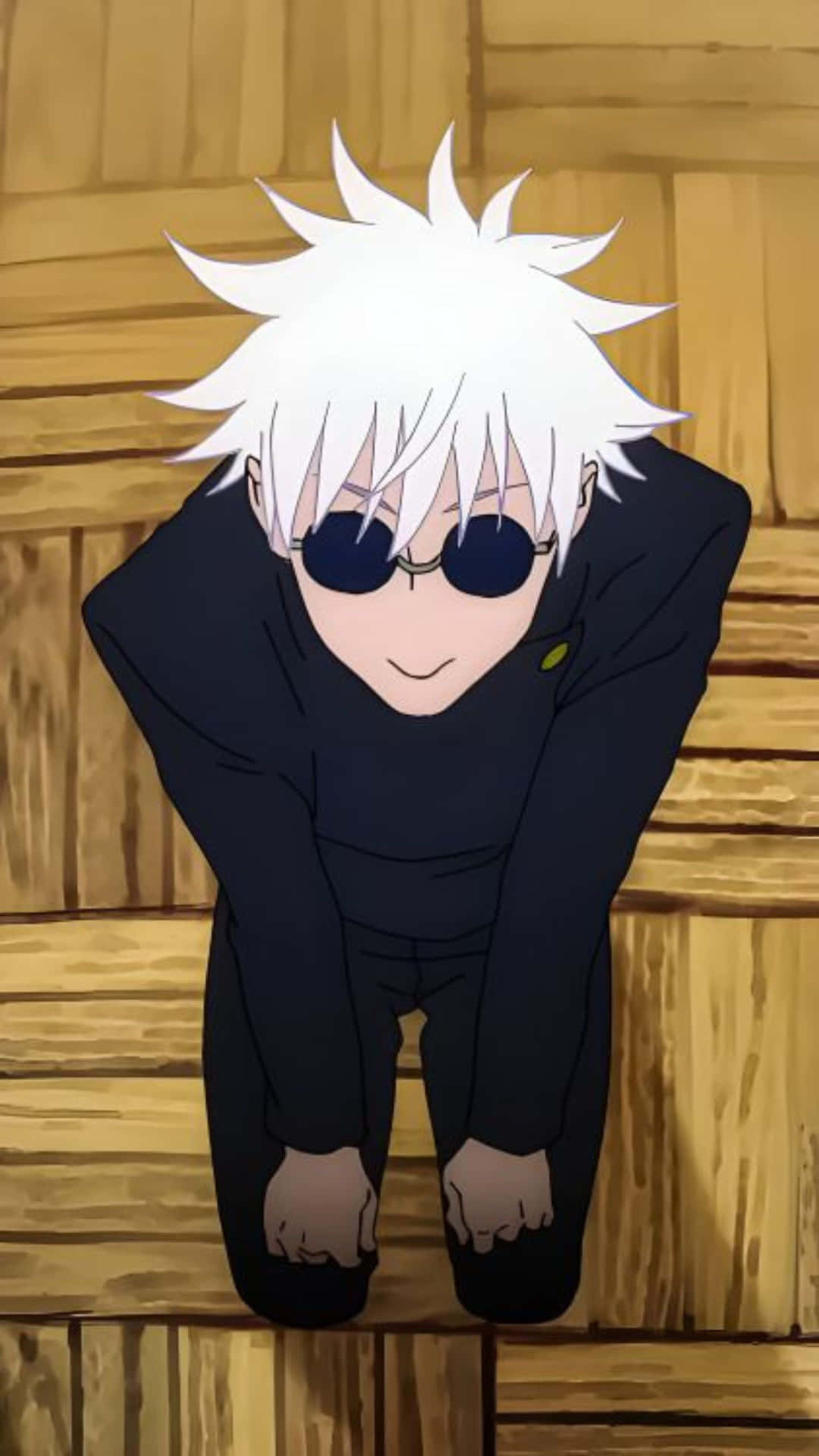 Gojo Sunglasses Funny Pose_ Anime Character Wallpaper