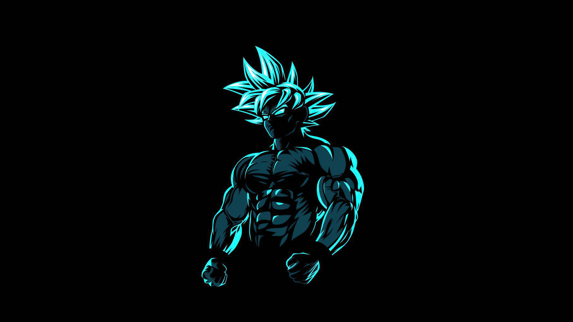 Goku 4k Ultra Hd Super Saiyan Blue Glowing Wallpaper