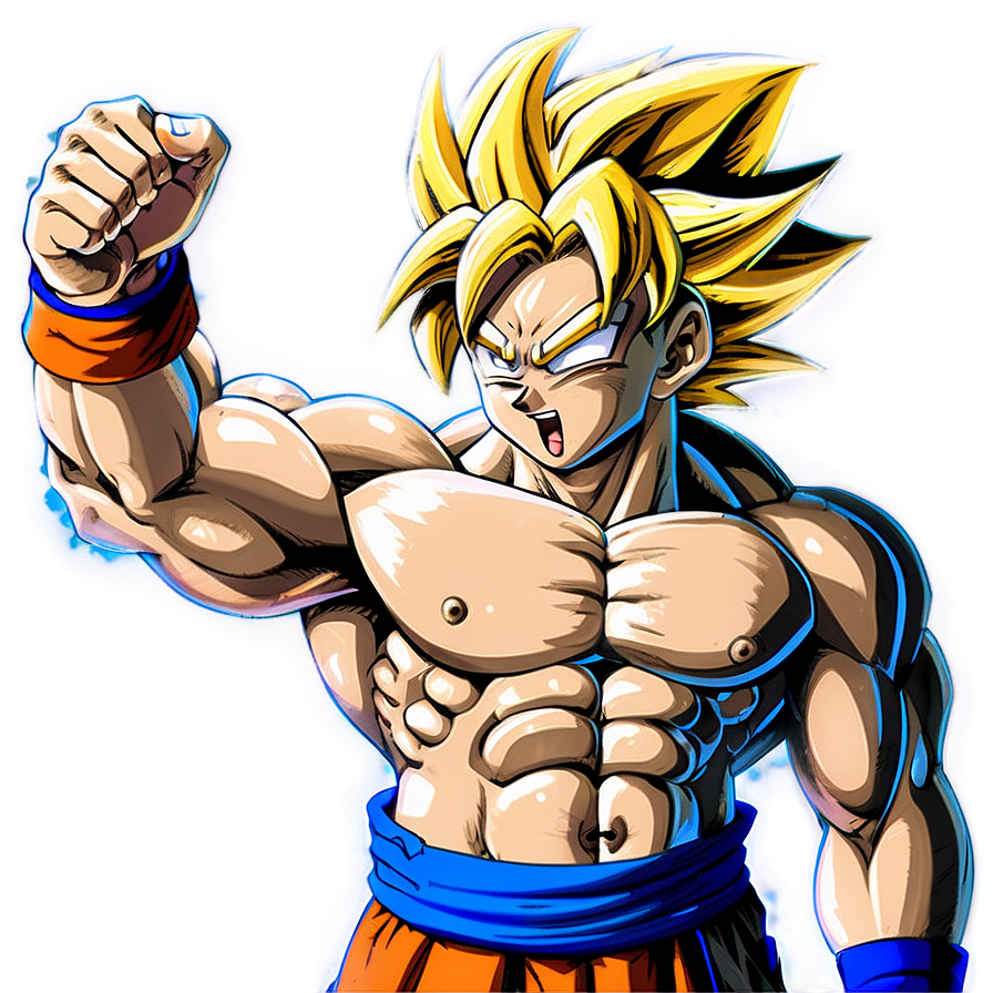 Goku Achieving Ssj3 Look Png 69 PNG