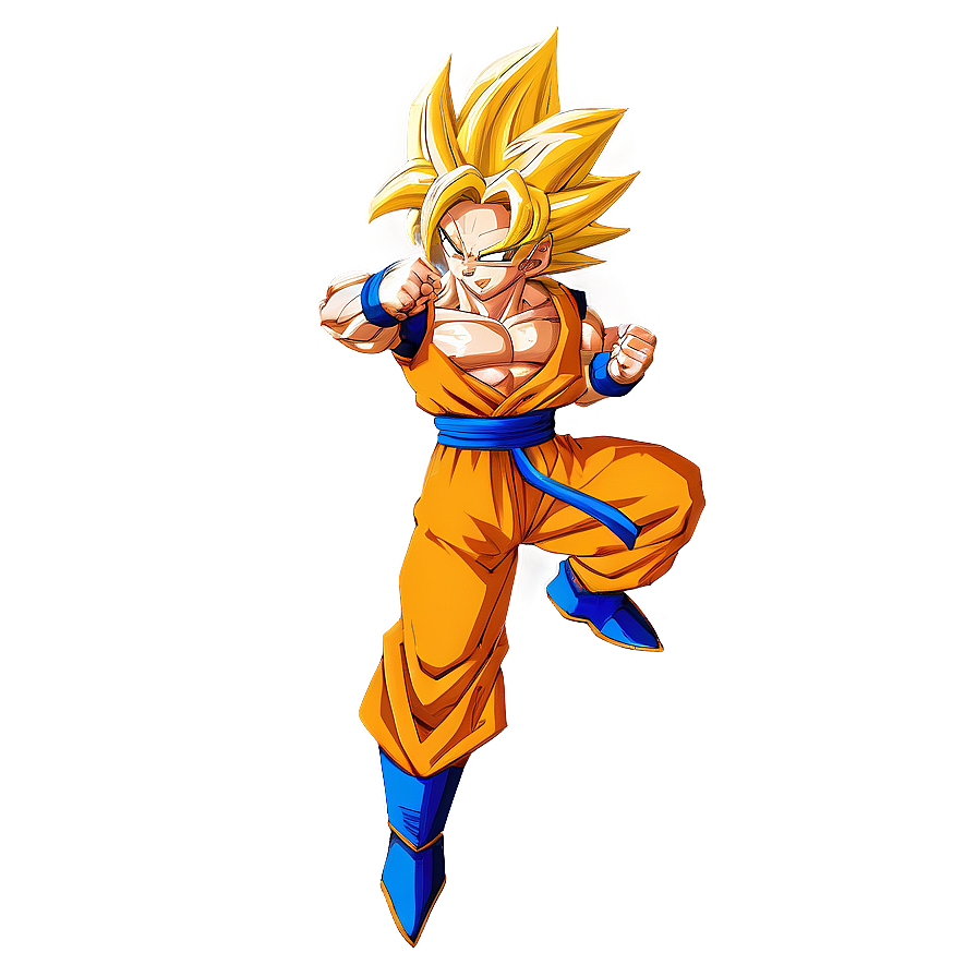 Goku Achieving Ssj3 Look Png Gcw PNG