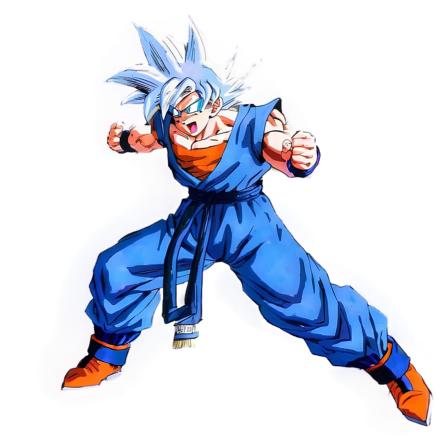 Goku Achieving Ultra Instinct Moment Png 06122024 PNG