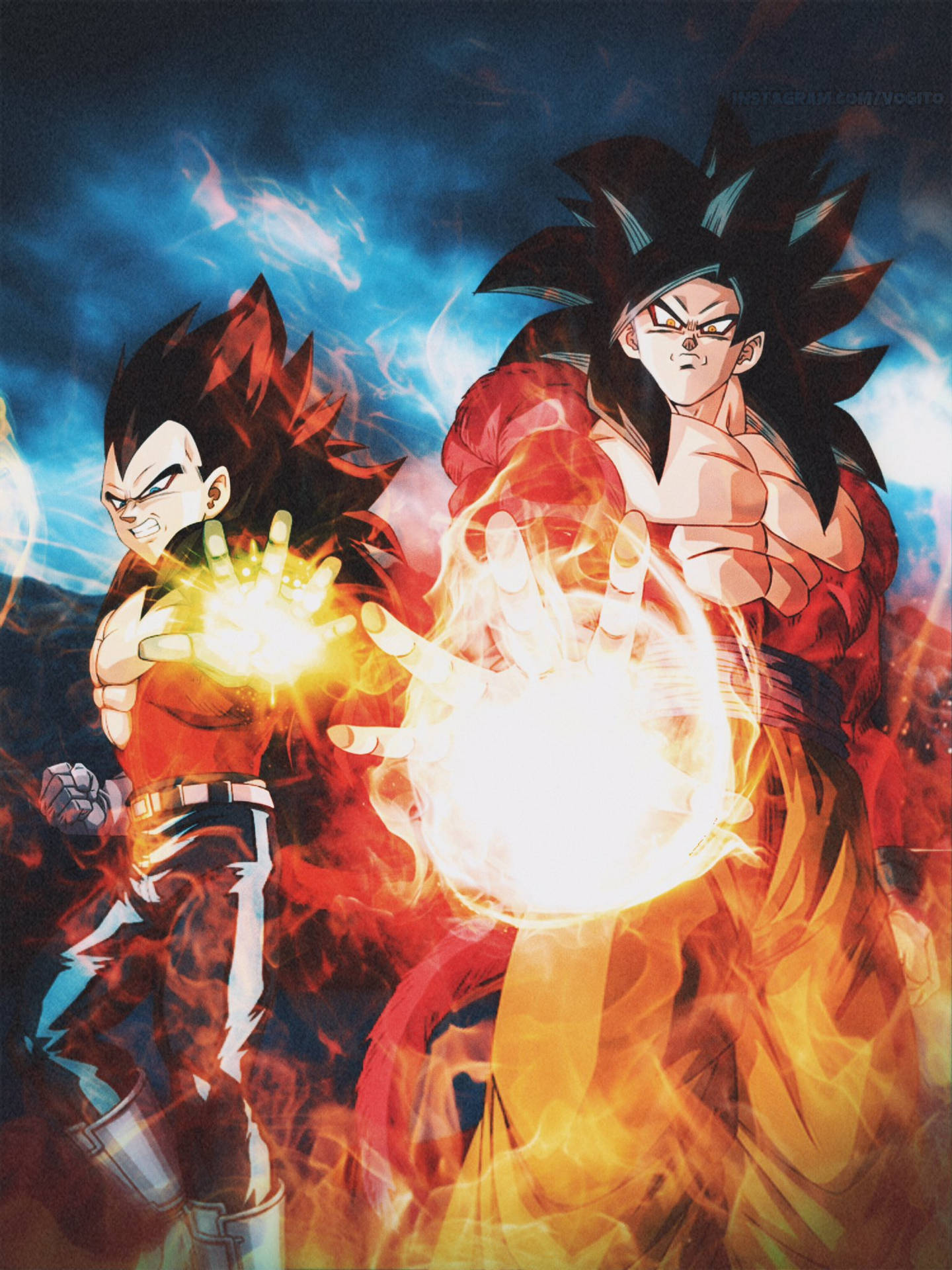 Feel the power of Goku Aesthetic! Wallpaper