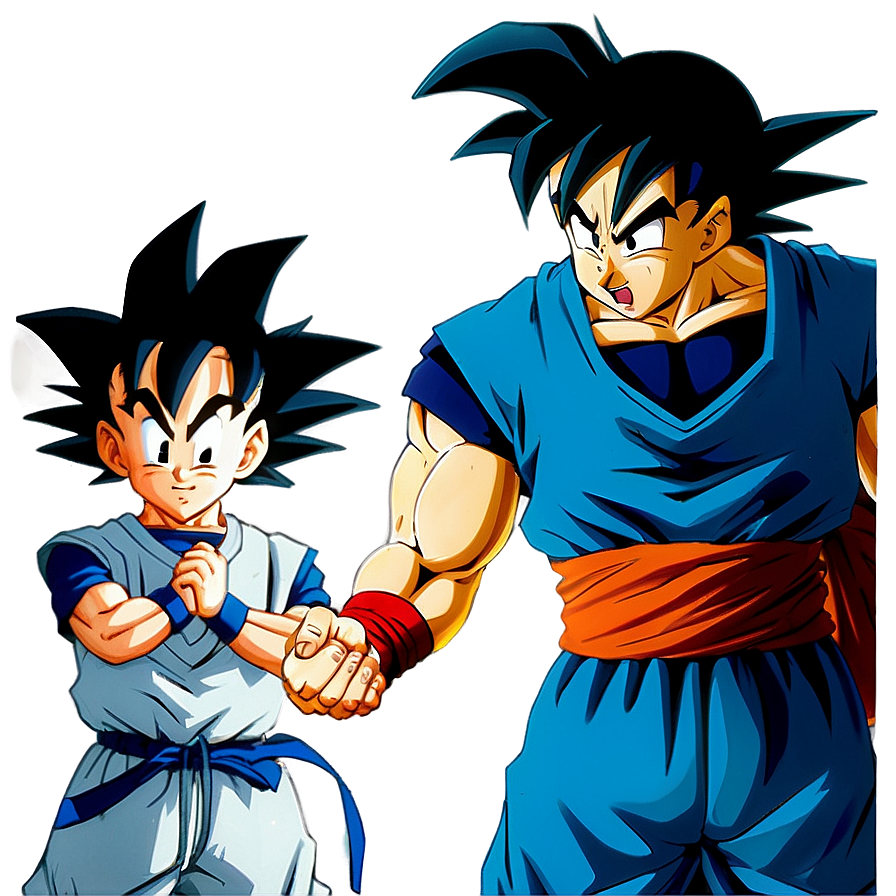 Goku And Gohan Father Son Moment Png 44 PNG
