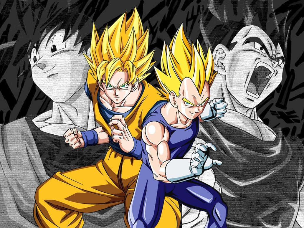Ultimate Rivals (Goku and Vegeta) Wallpaper
