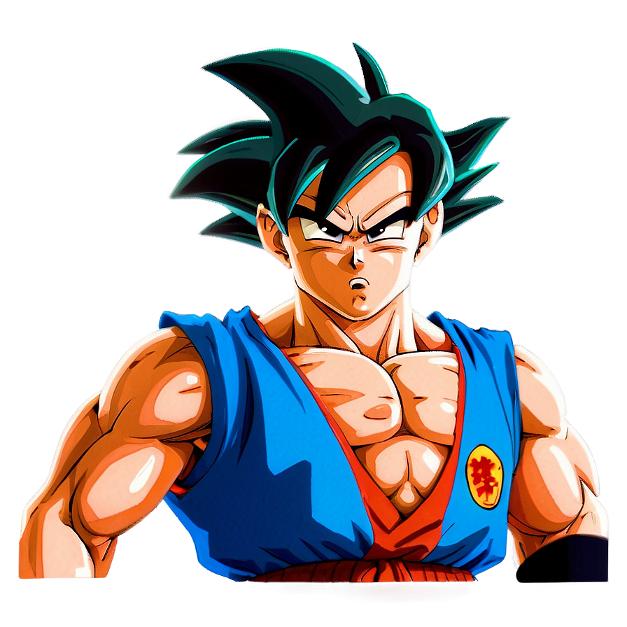 Download Goku Angry Expression Png Ibk | Wallpapers.com