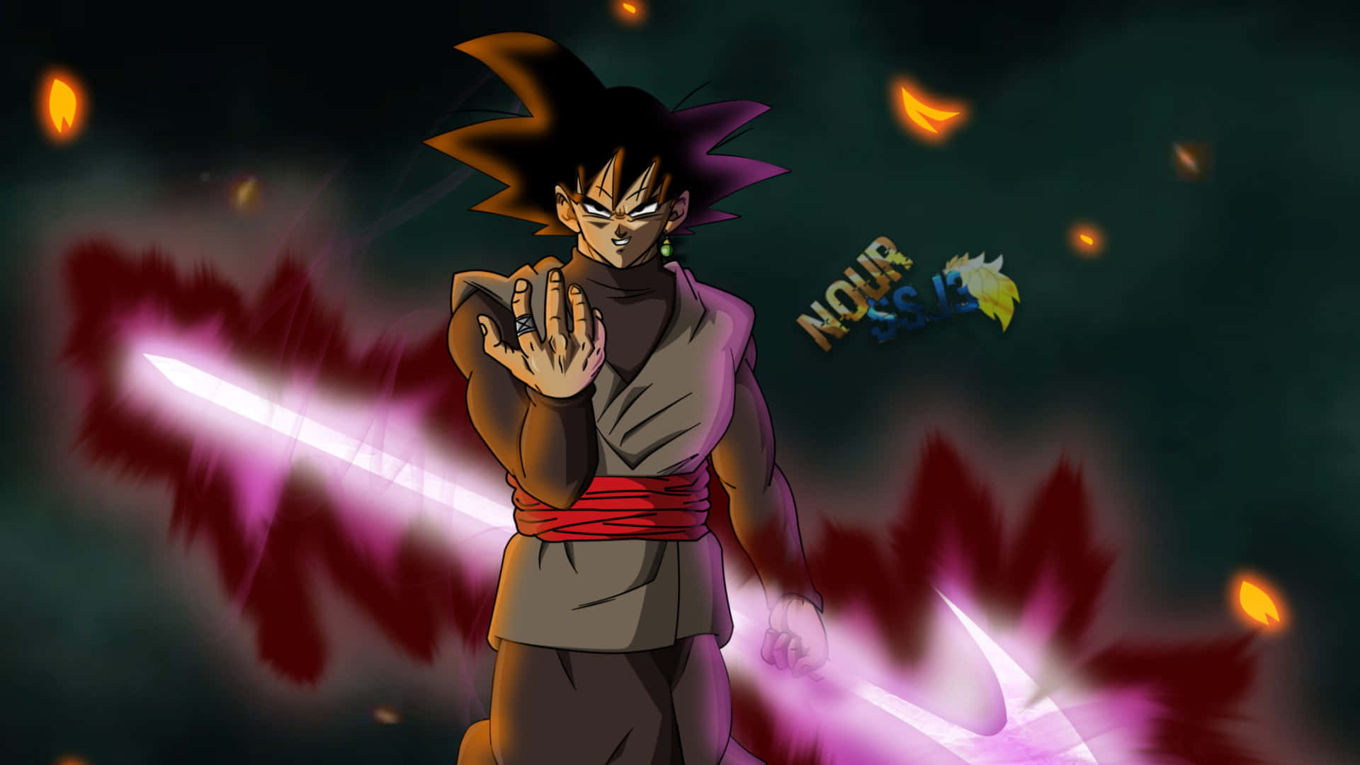 Entfesseledie Kraft Von Goku Black In Gestochen Scharfer 4k Auflösung. Wallpaper