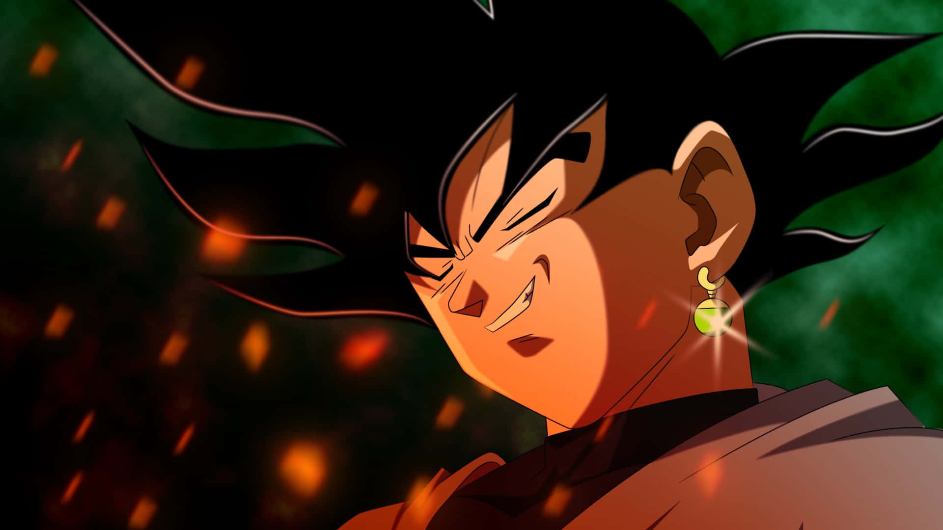 Defy the laws of gravity with Goku Black in 4K Wallpaper
