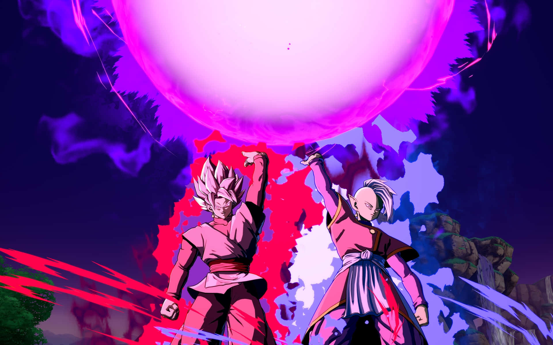Supersaiyan Rose Goku Black 4k Hintergrundbild Wallpaper