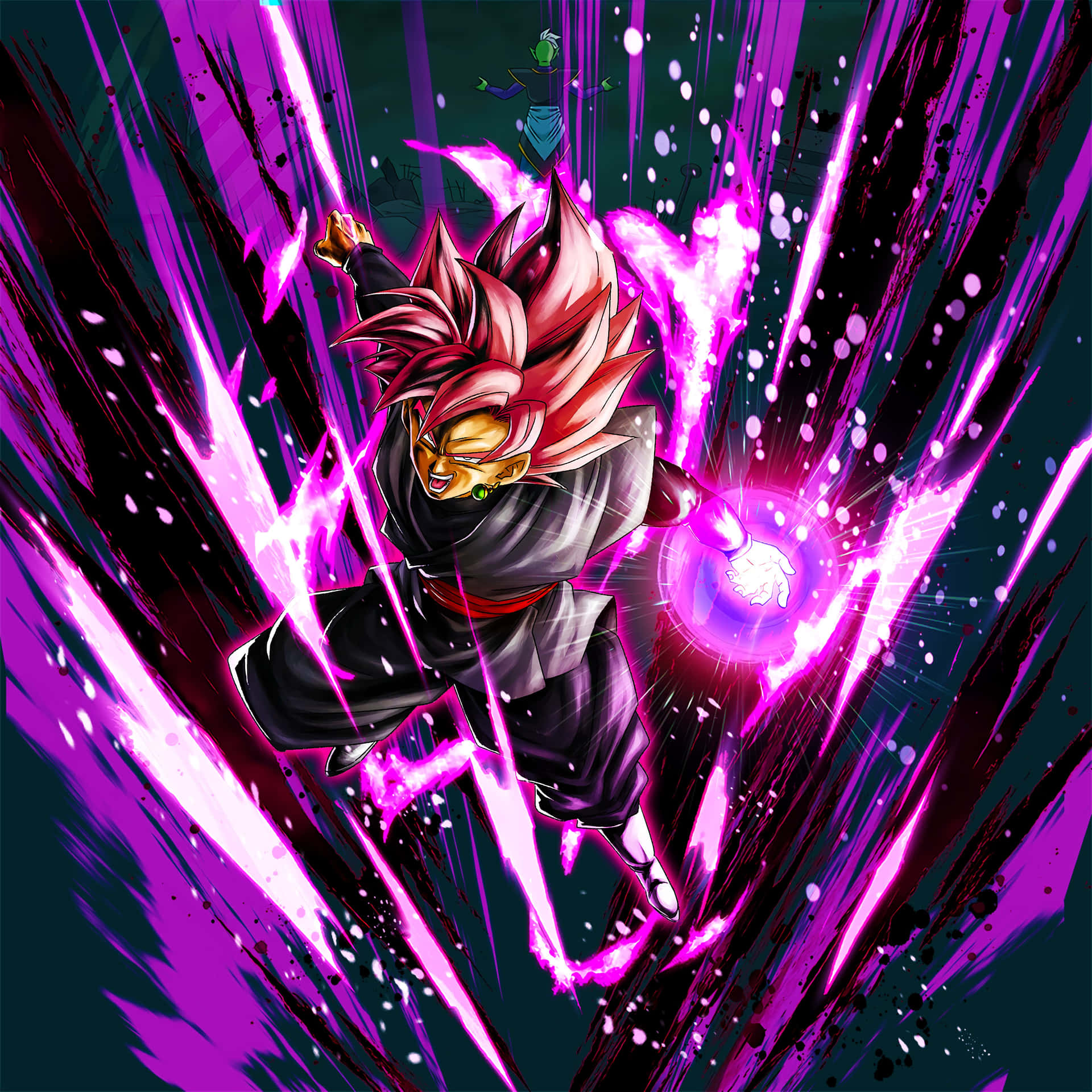 Unleash Unstoppable Power with Goku Black and His 4K Form Wallpaper