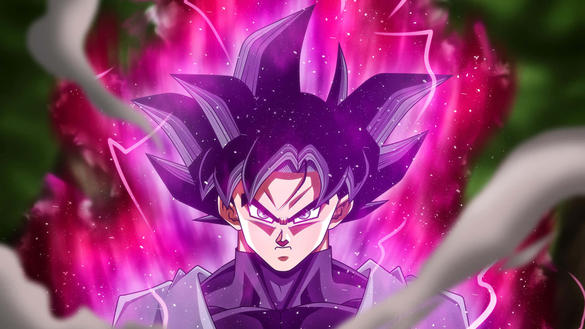 Goku Black unleashes a powerful attack in stunning 4K Wallpaper