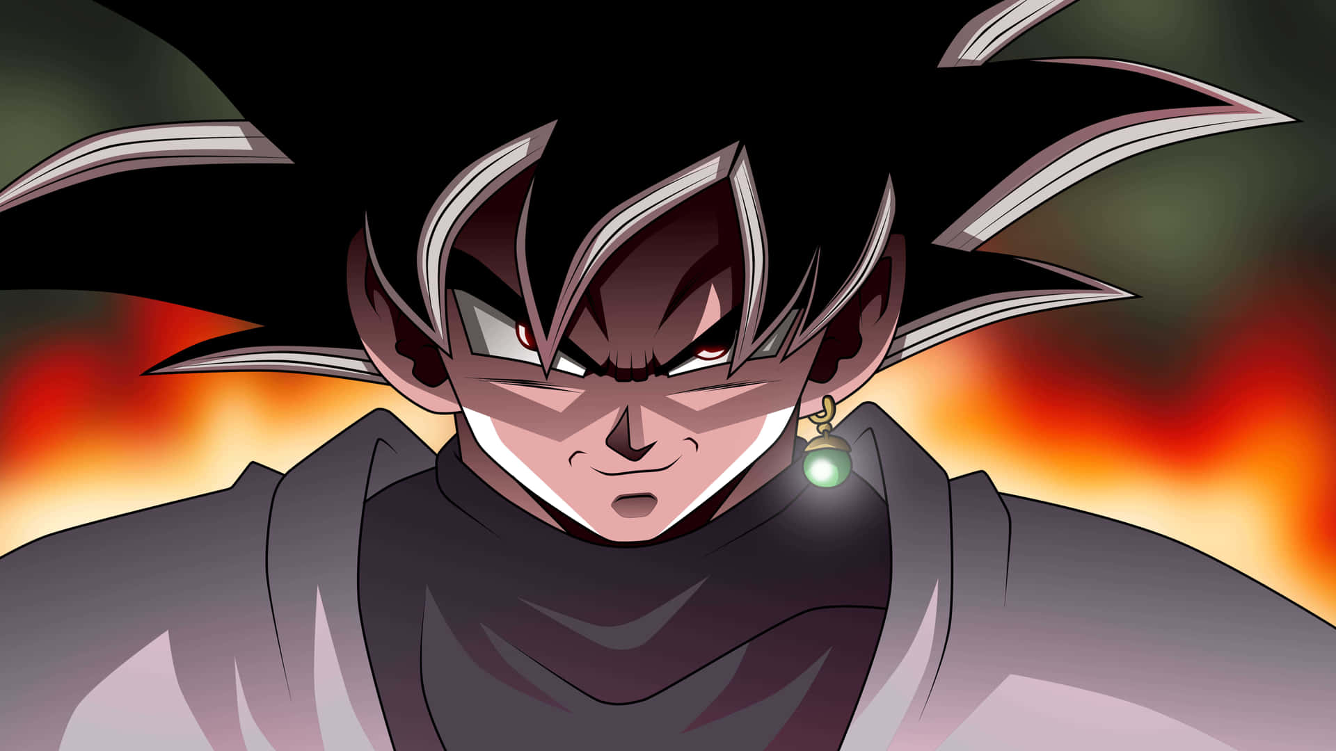 Dermächtige Goku Black Ist Bereit Zum Kampf! Wallpaper