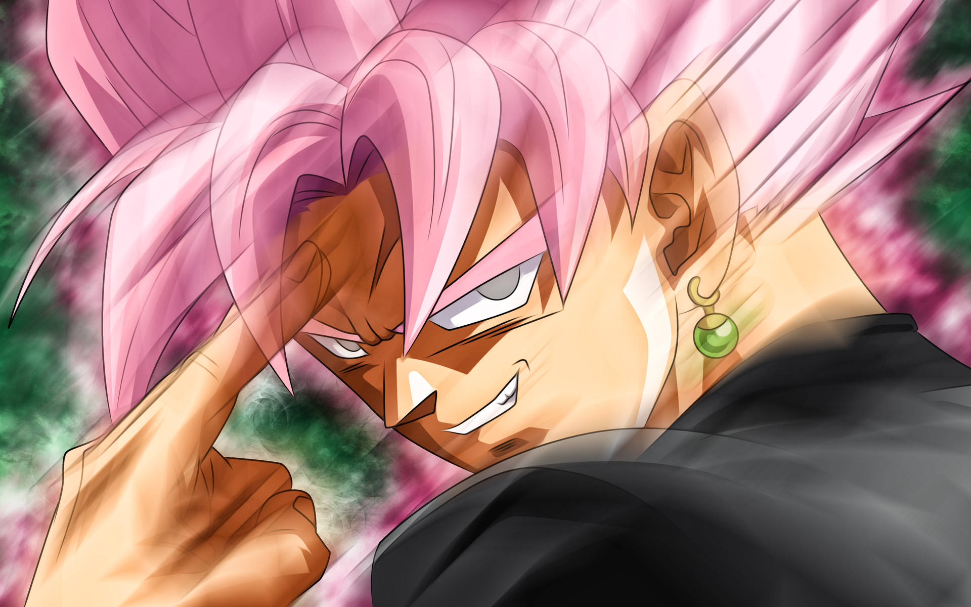 Goku Black Pfp With Pink Hair Wallpaper
