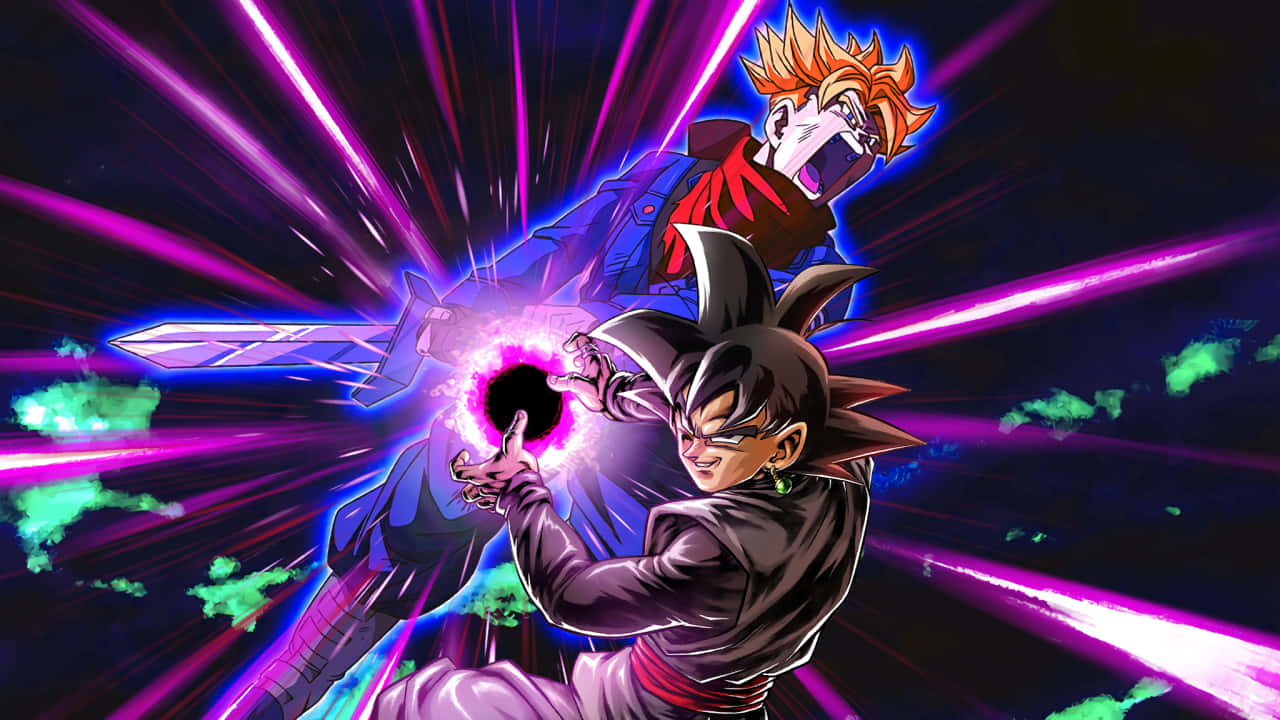 "Discover the power of Goku Black Supreme!" Wallpaper