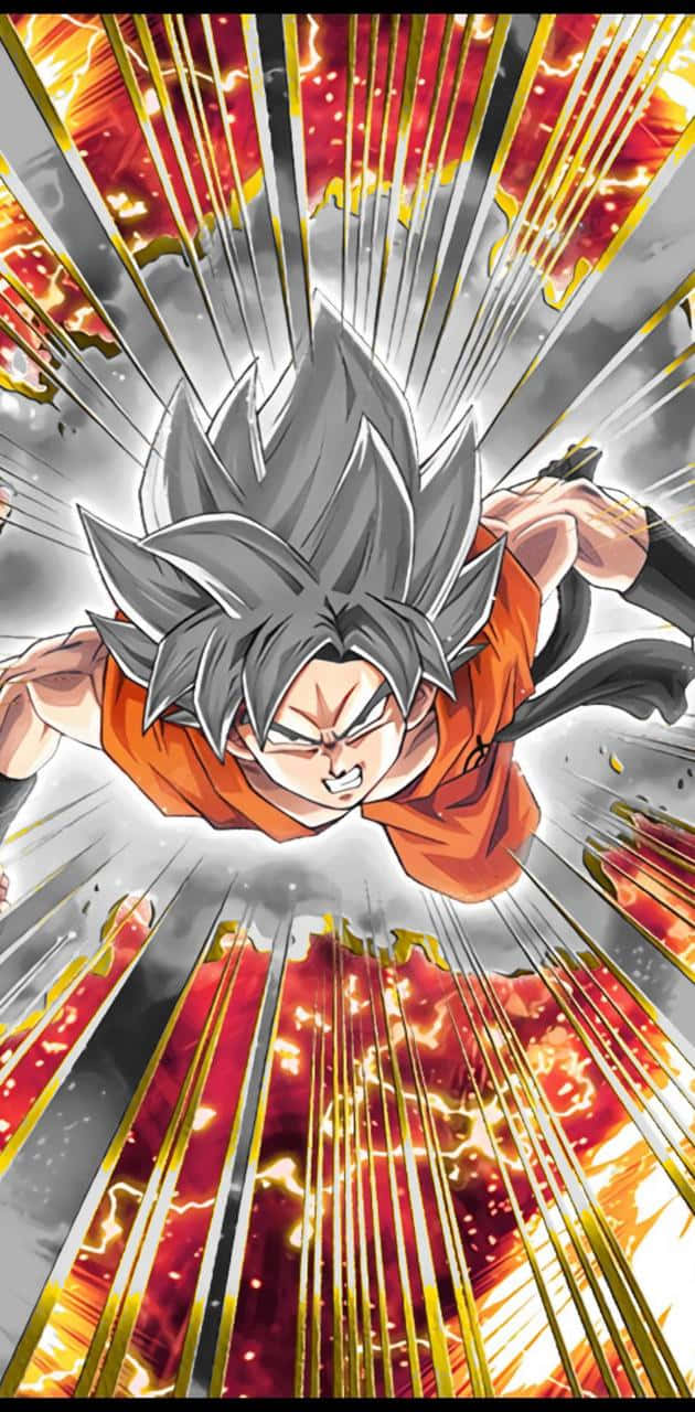 "Goku Black Supreme transforms with limitless power!" Wallpaper