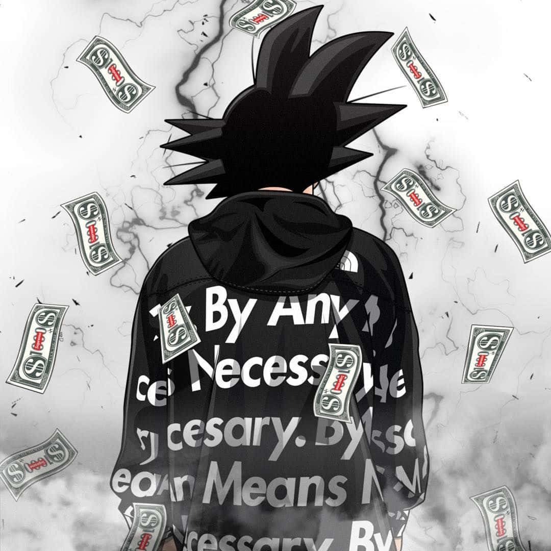 Magten af Goku Black Supreme. Wallpaper